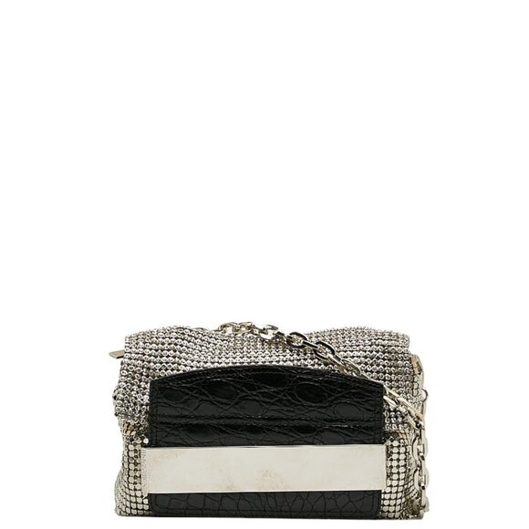 JIMMY CHOO Black Leather Shoulder Bag - Picture 1 of 10